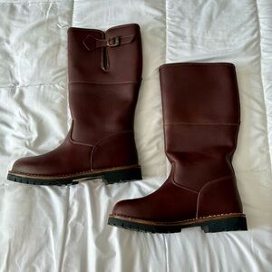 Laksen Shooting Equipment Leather Wool Lined Hunting Boots